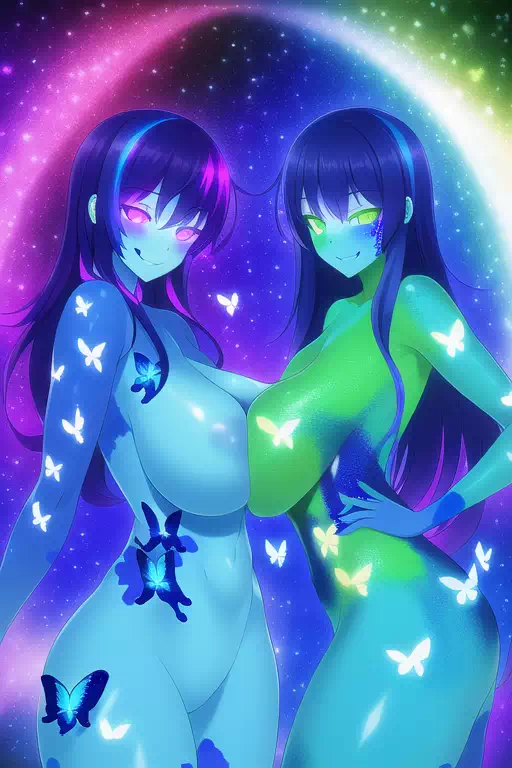 【NovekAI】Psychedekic naked girls