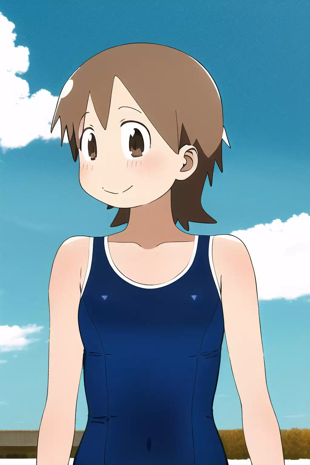 Yuuko in a School Swimsuit