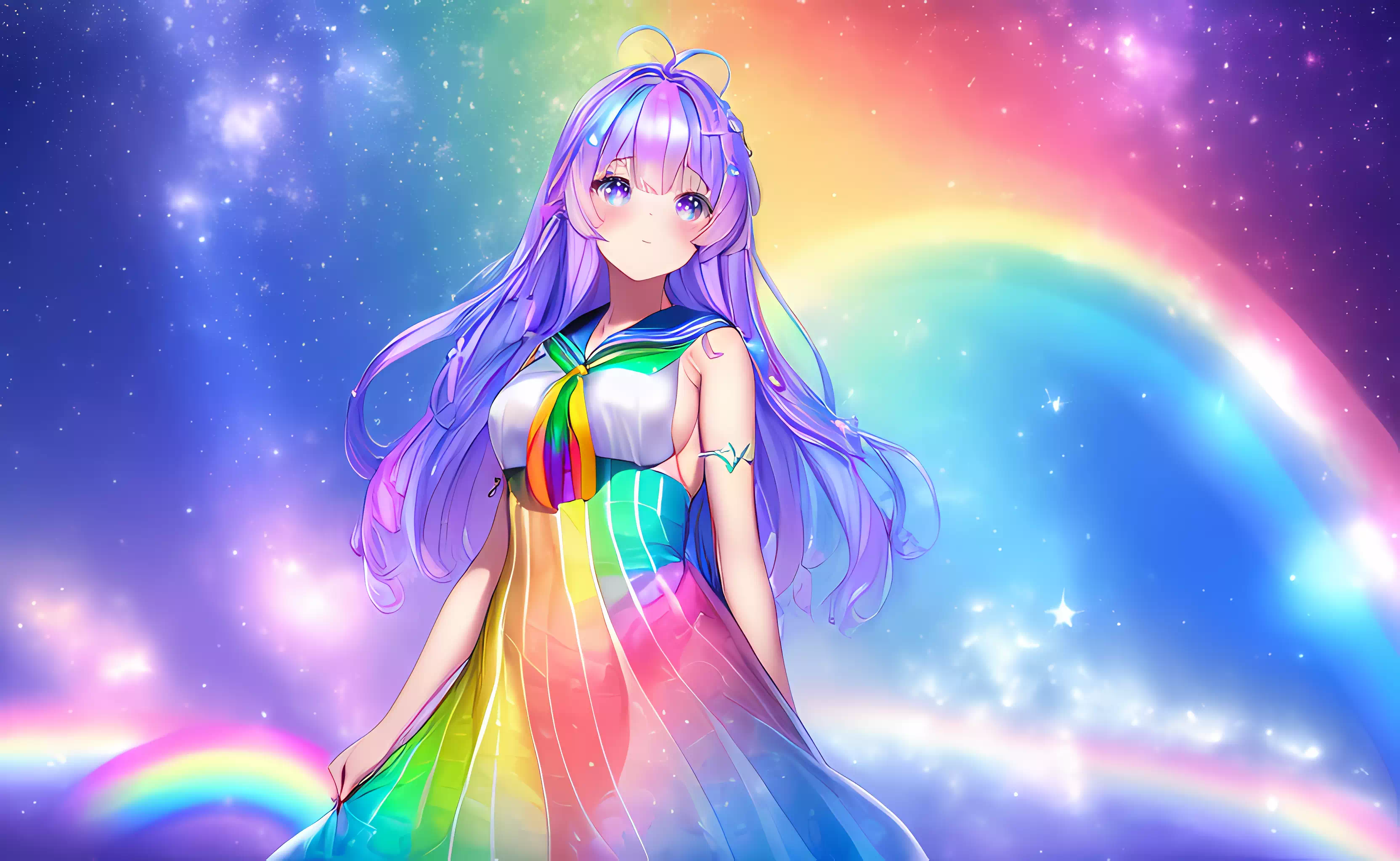 rainbow girl 01
