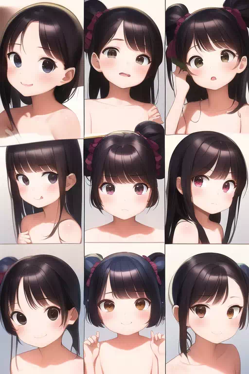 Girls&#8217; faces 2