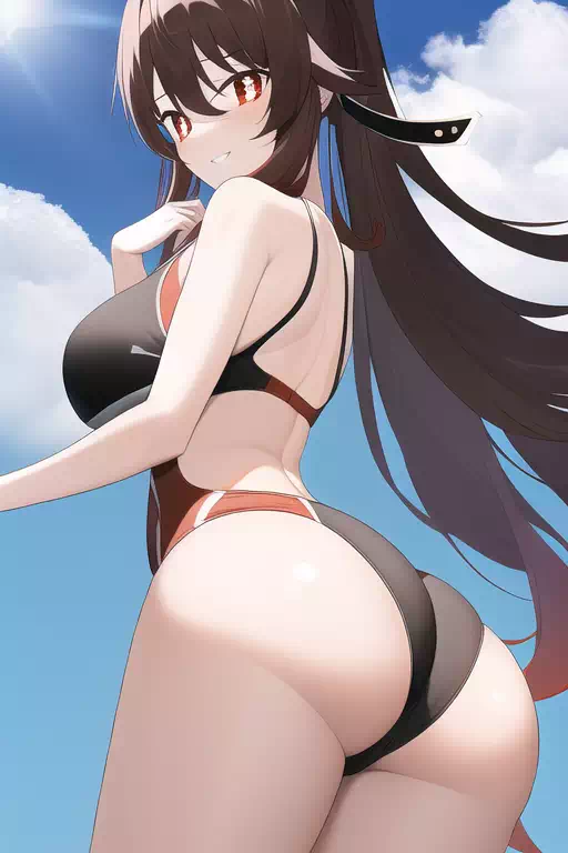 Hu Tao (competition swimsuit)