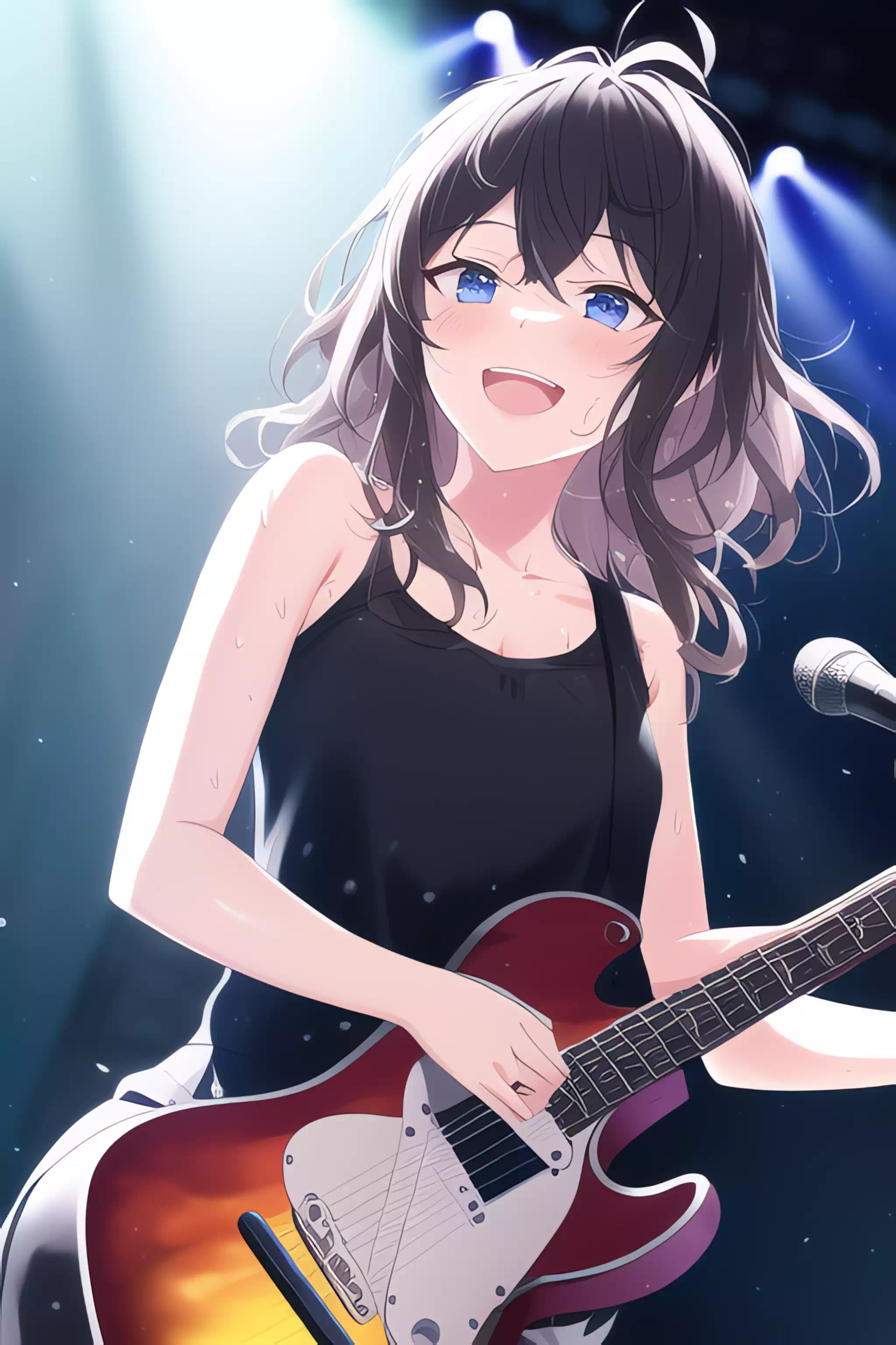 ギター少女 girl with guitar