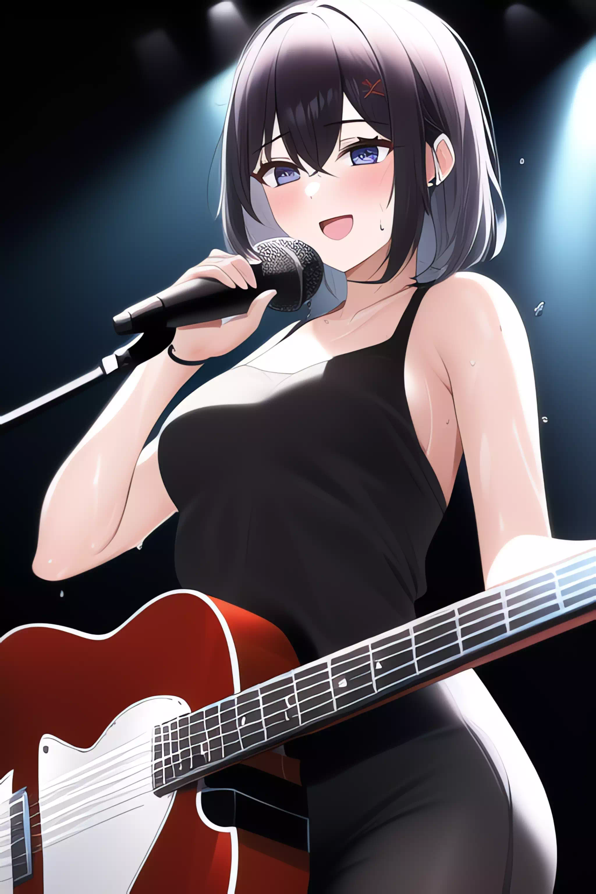 ギター少女 girl with guitar