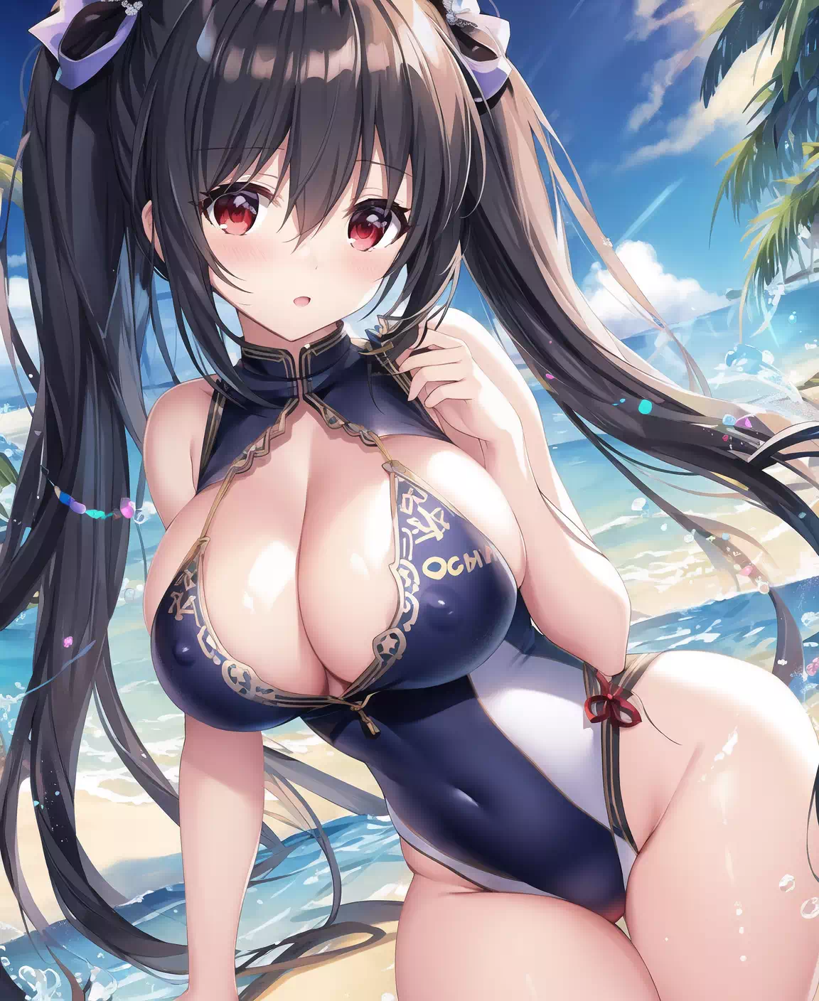 [AnythingV3] Noire in swimsuit