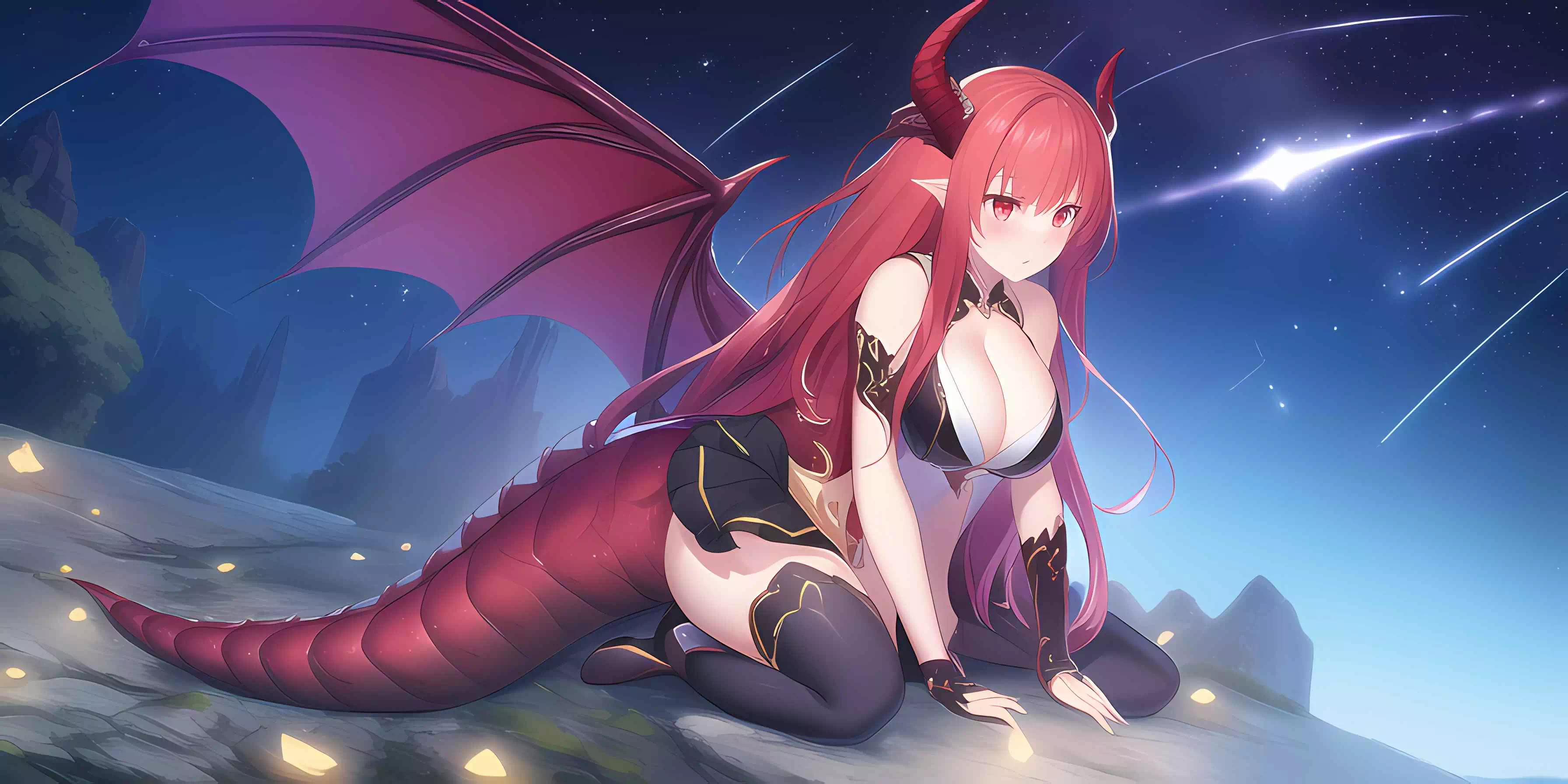 More Red Dragon Girl