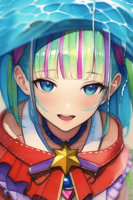 Minato Aqua Colorful_Girl