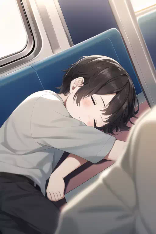 電車で居眠りショタ２