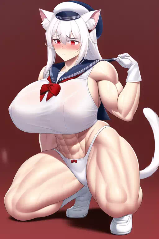 muscular cat girl 1