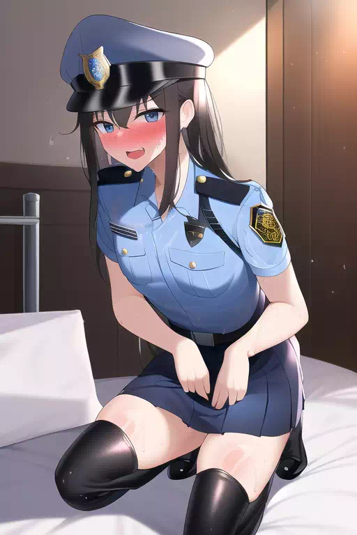 不懷好意的淫蕩女警察