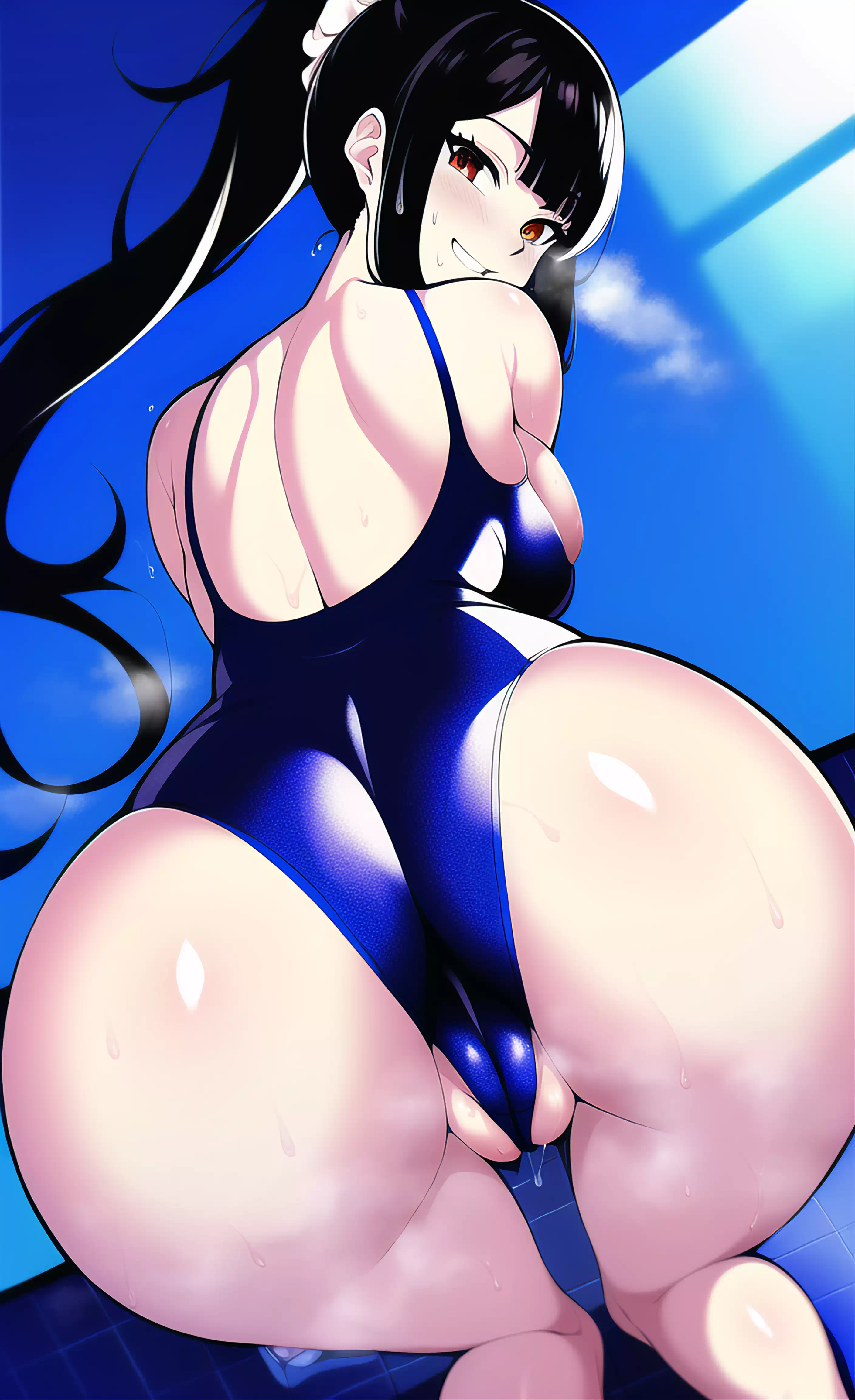 lovely swimsuit evil girl