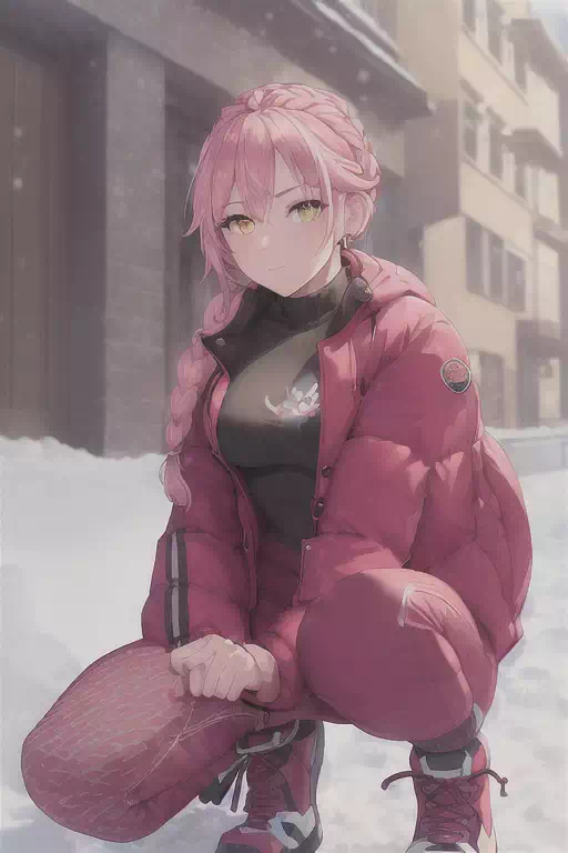 Pinky in winter