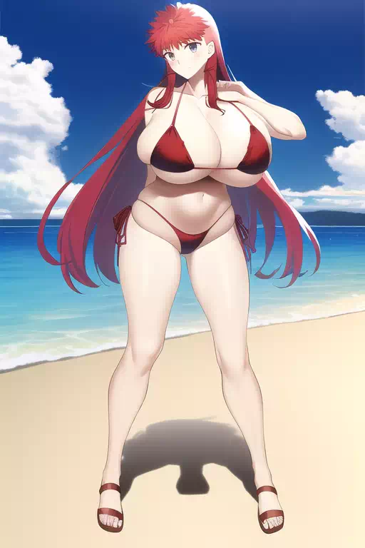 Female Shirou V2 at the beach