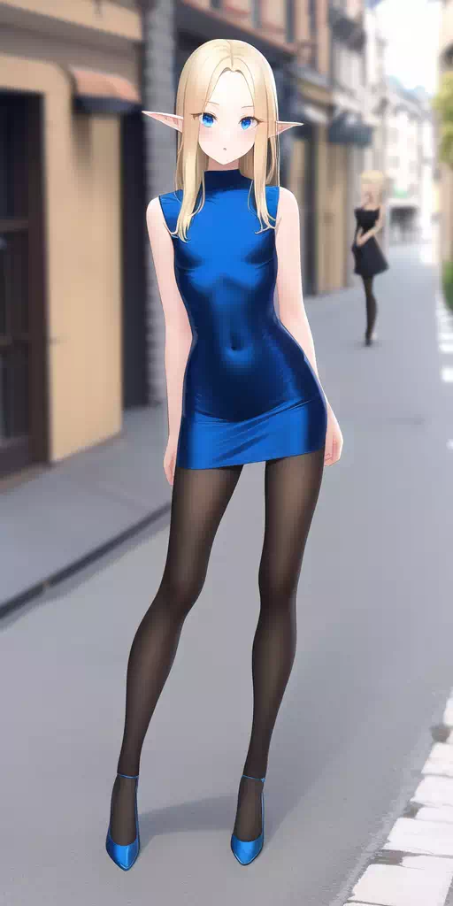 Blue Dress Elf