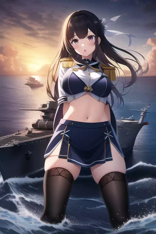 Navy uniform girl