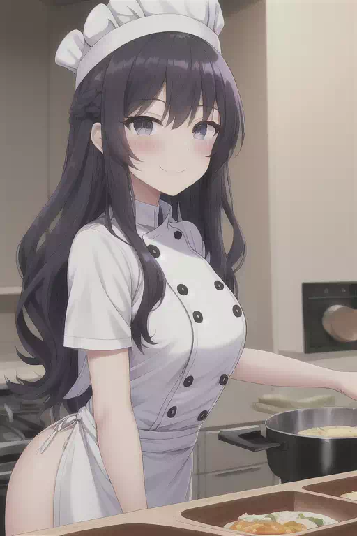 料理をする少女の料理人 4