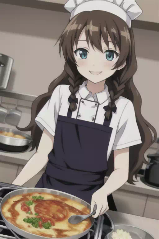 料理をする少女の料理人 7