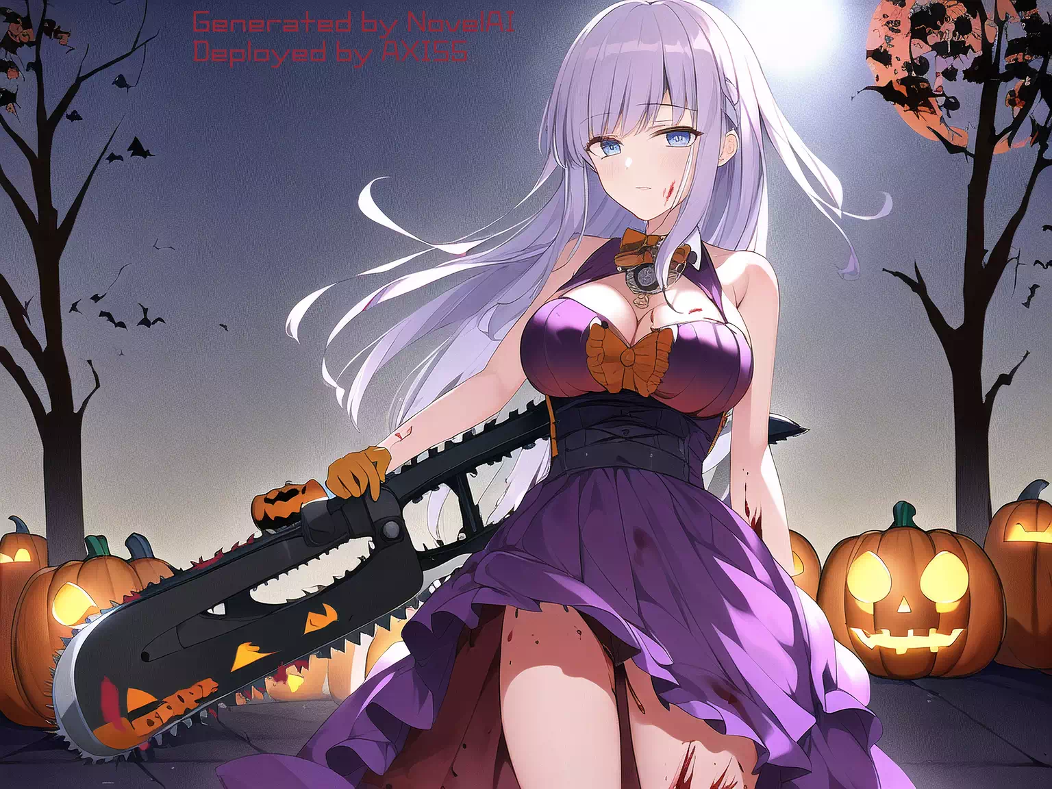Halloween chainsaw party