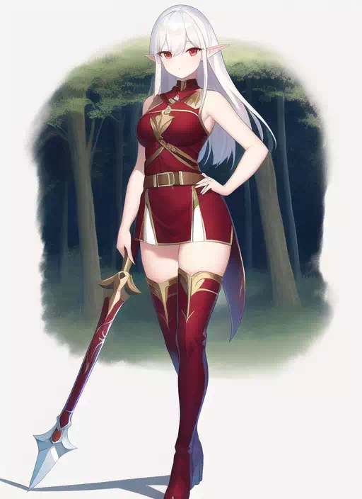 Female Elf knight