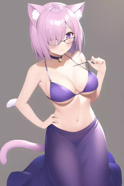 Catgirl Mash swimsuit (AI)