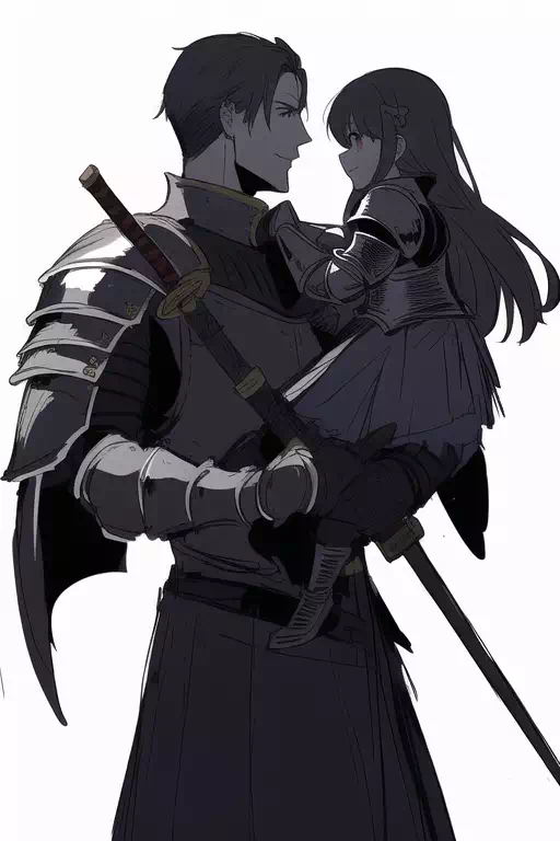 騎士と娘