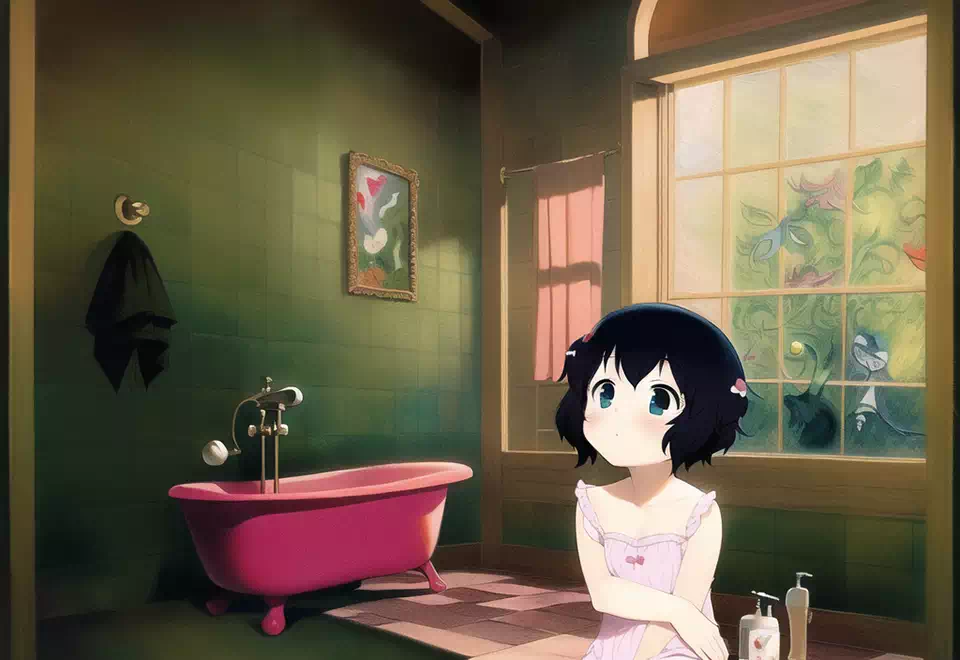 浴室のロリ Lolita in the Bathroom