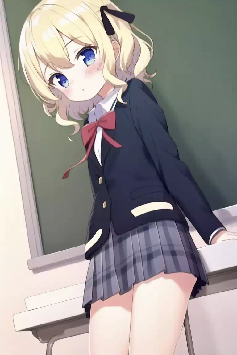 Cute school girl