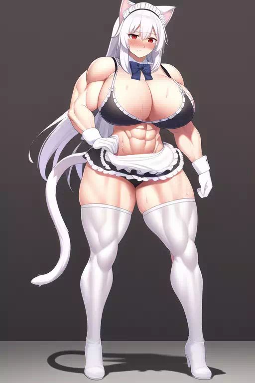 muscular cat girl 4