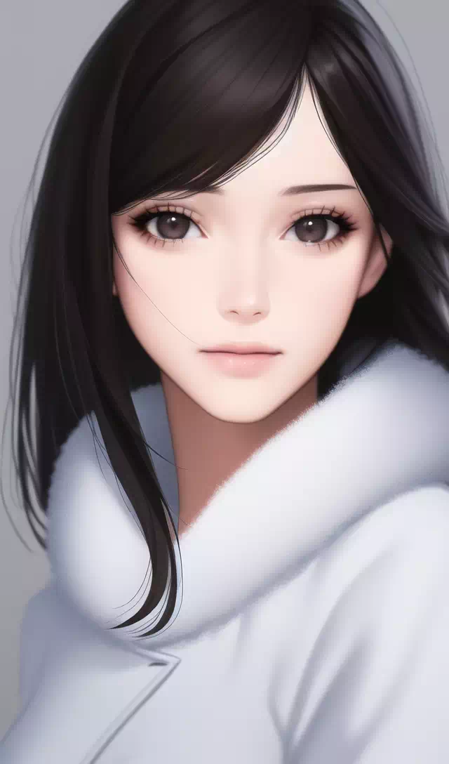 AI-Portrait of Winter Girl