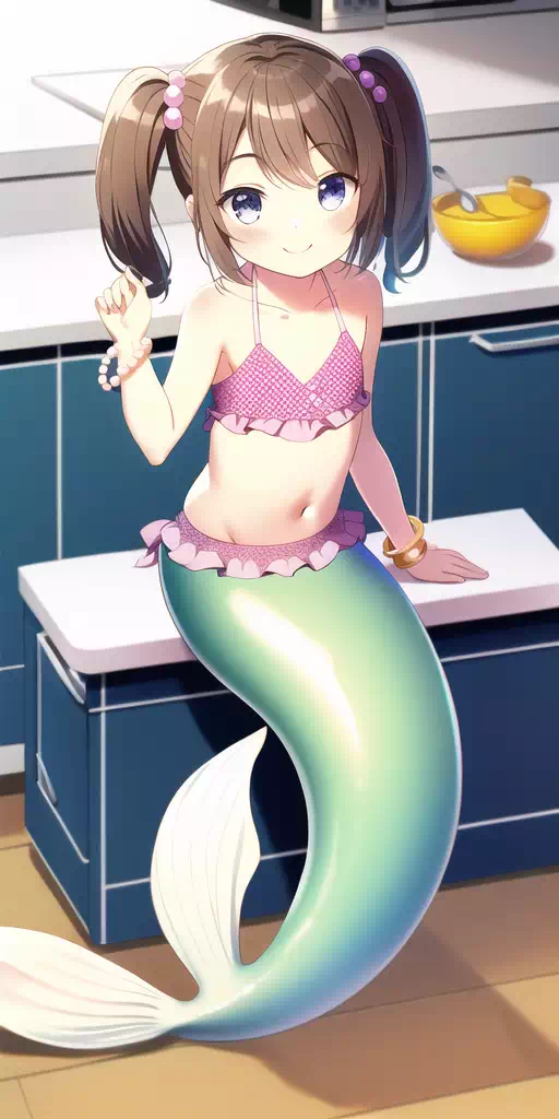 My sister became a mermaid