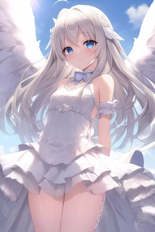 美しい姿の少女天使たち 3