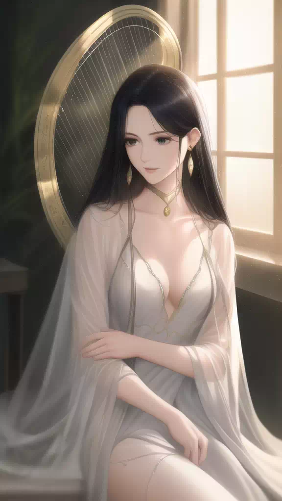 AI-Elegant Angel Sister