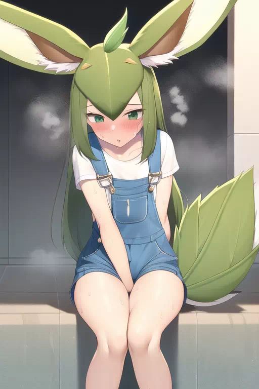 Leafeon REALLY needs to pee