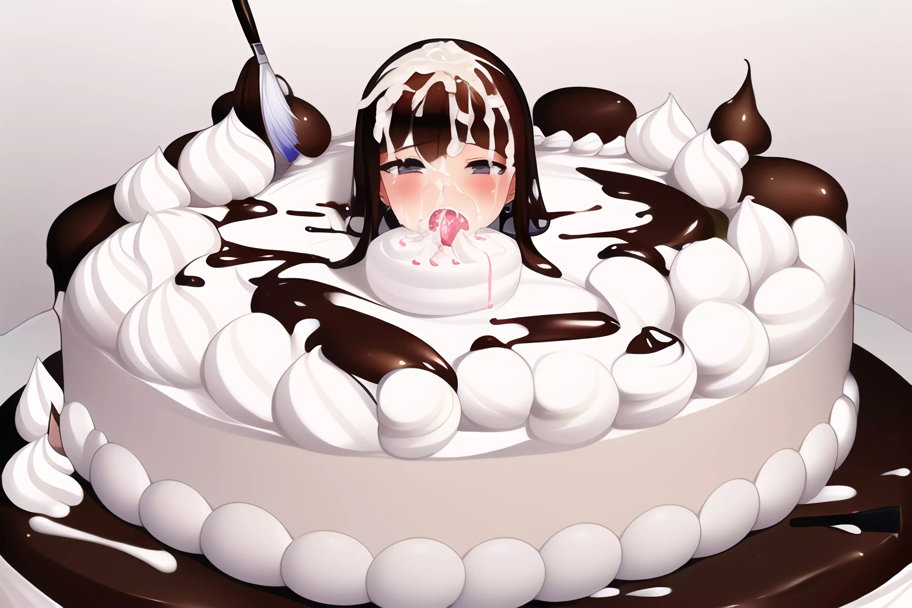 ケーキと女の子5