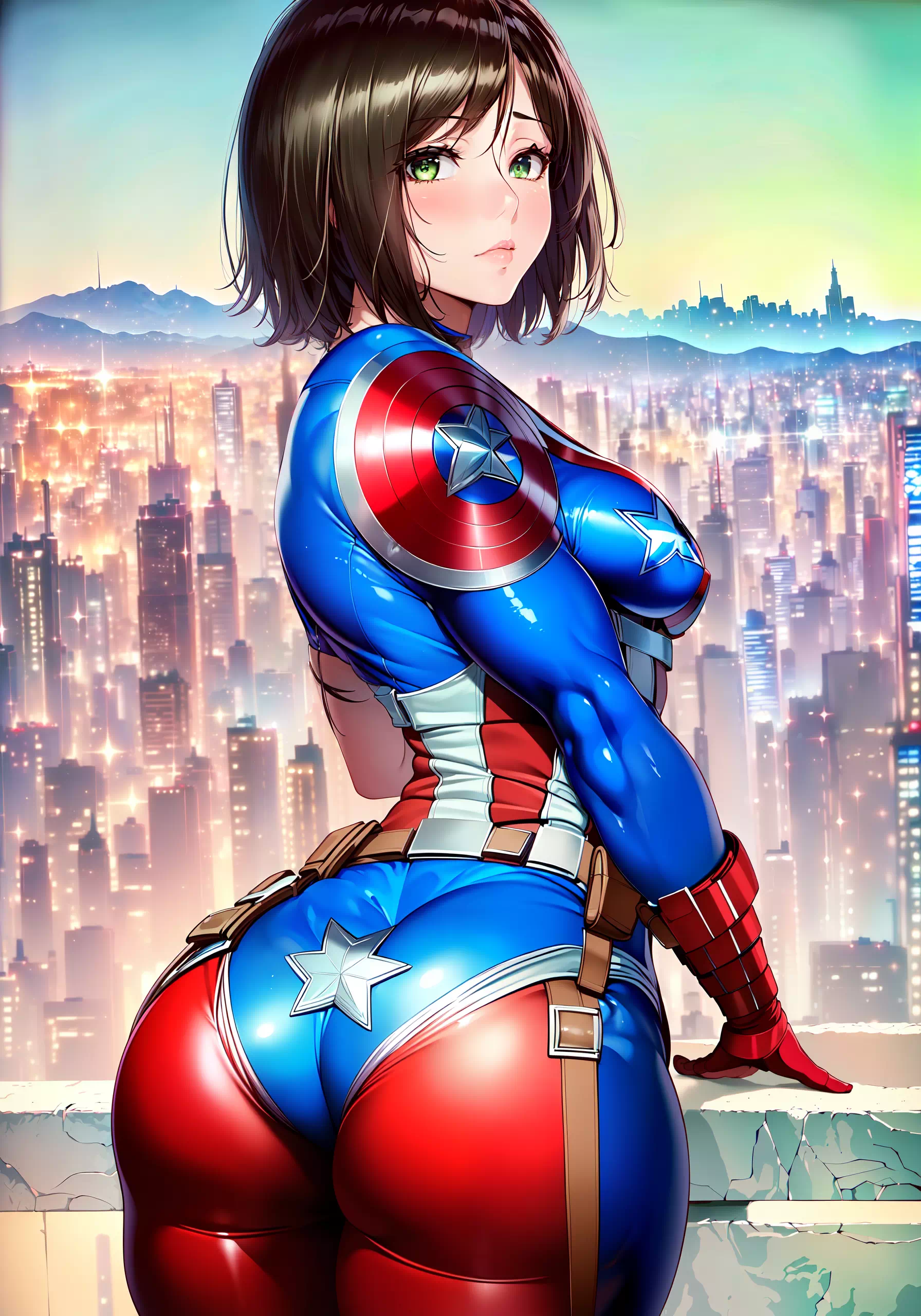Mikasa X Captain America
