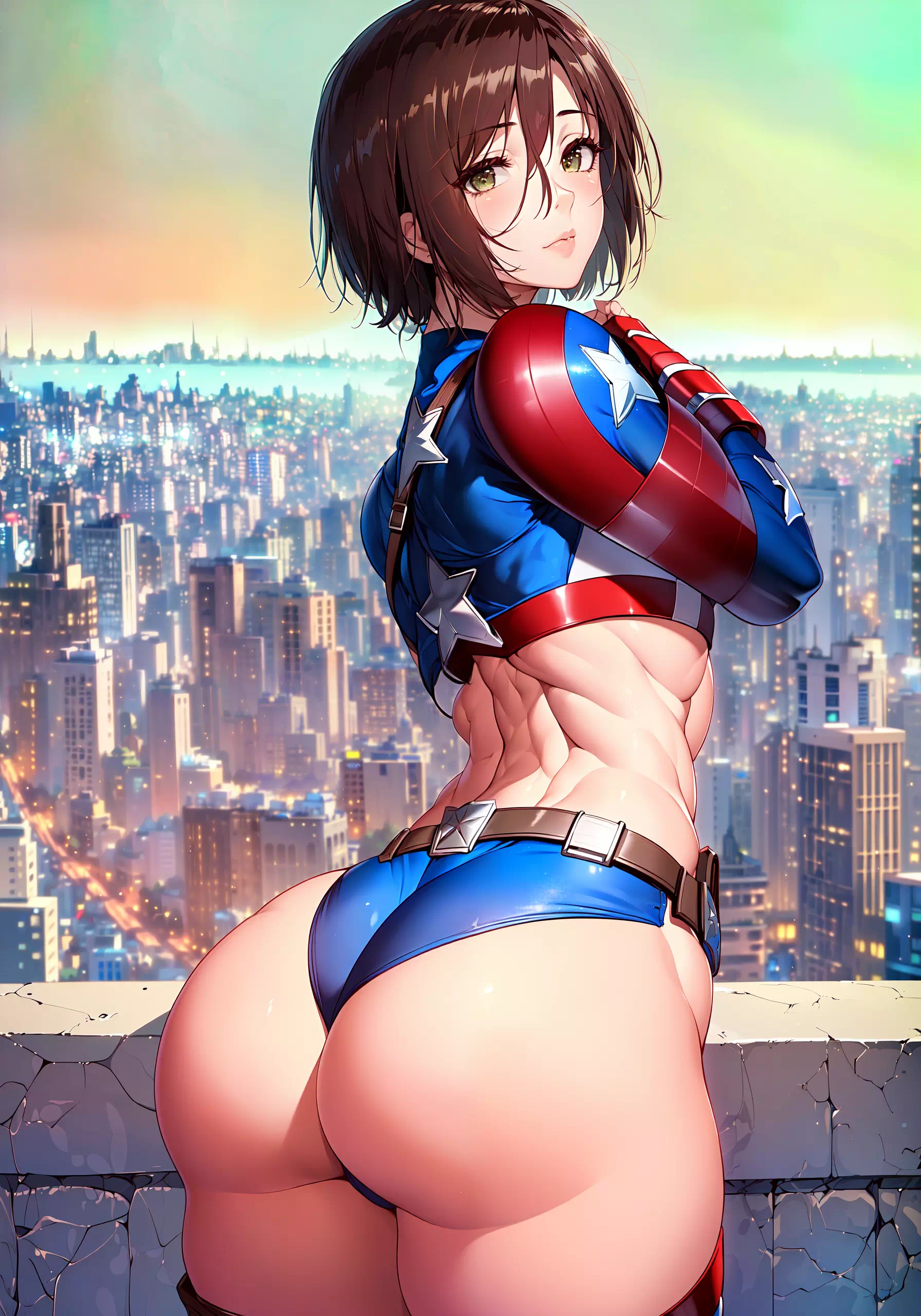 Mikasa X Captain America