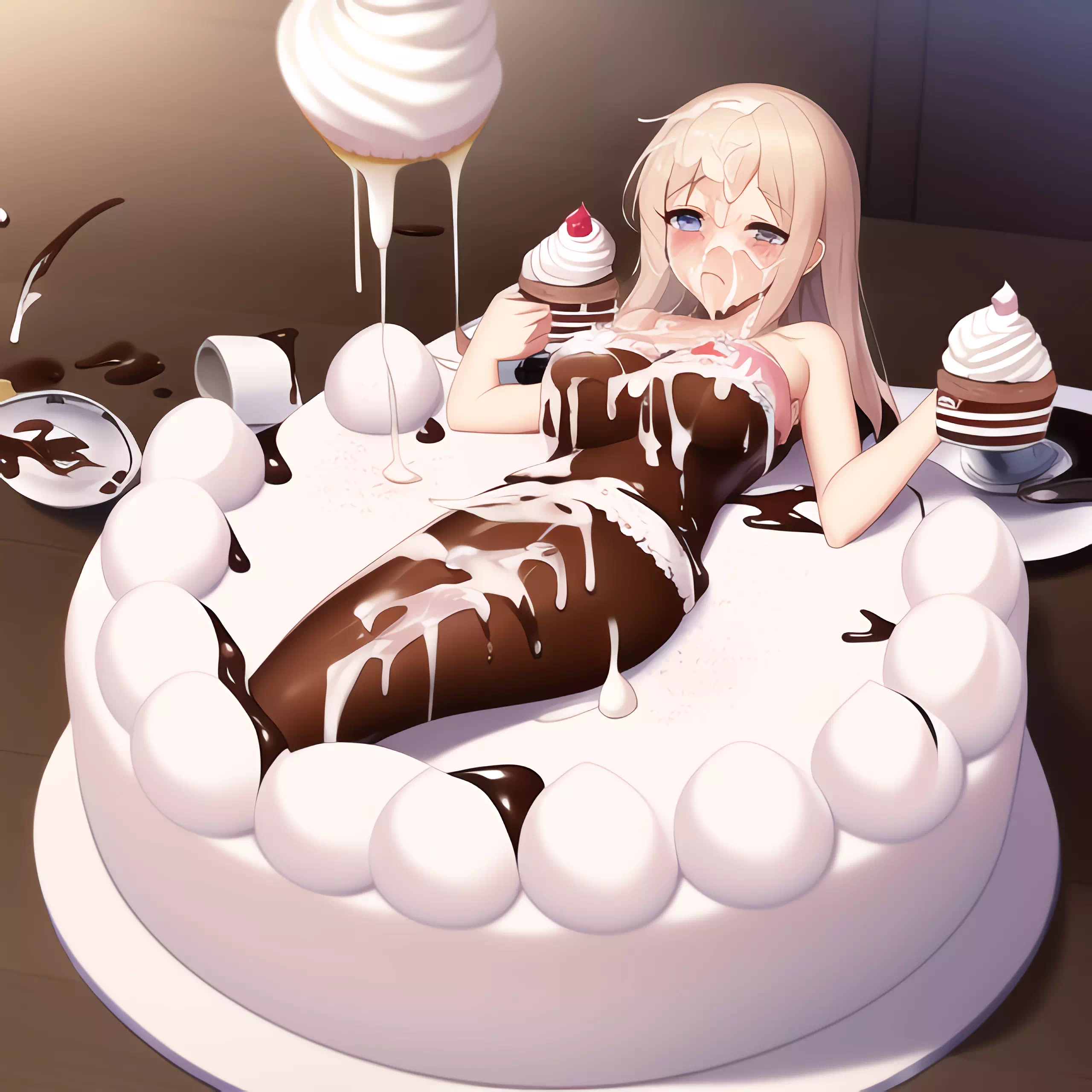ケーキと女の子7
