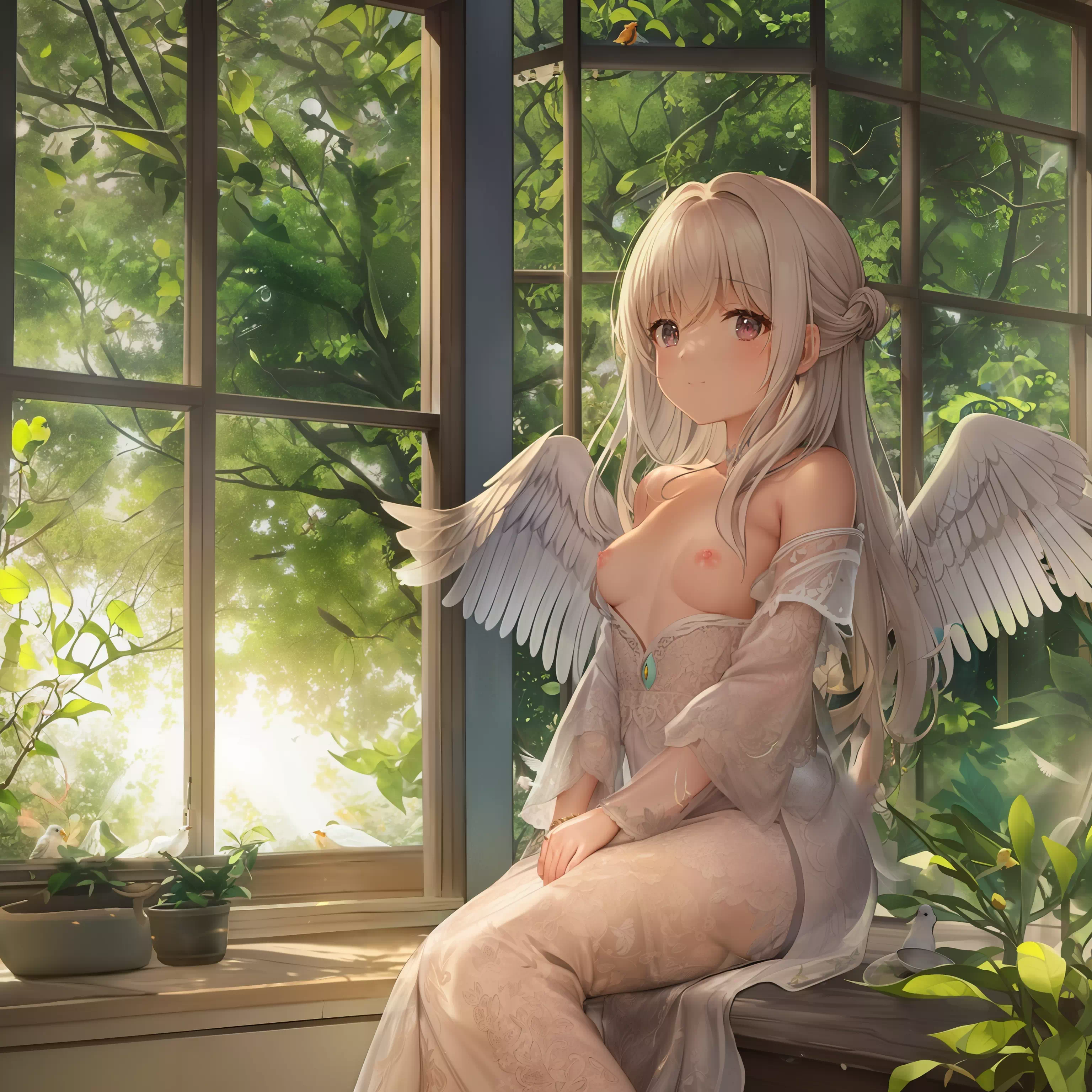 窓際の天使
