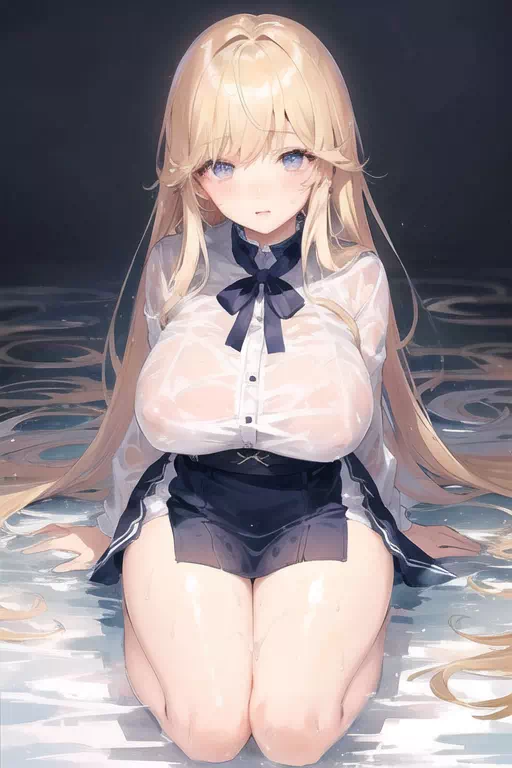 Sitting in water