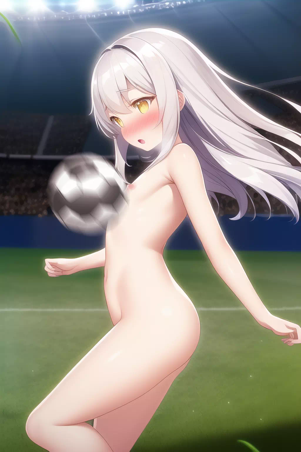 【NovelAI】全裸サッカー6