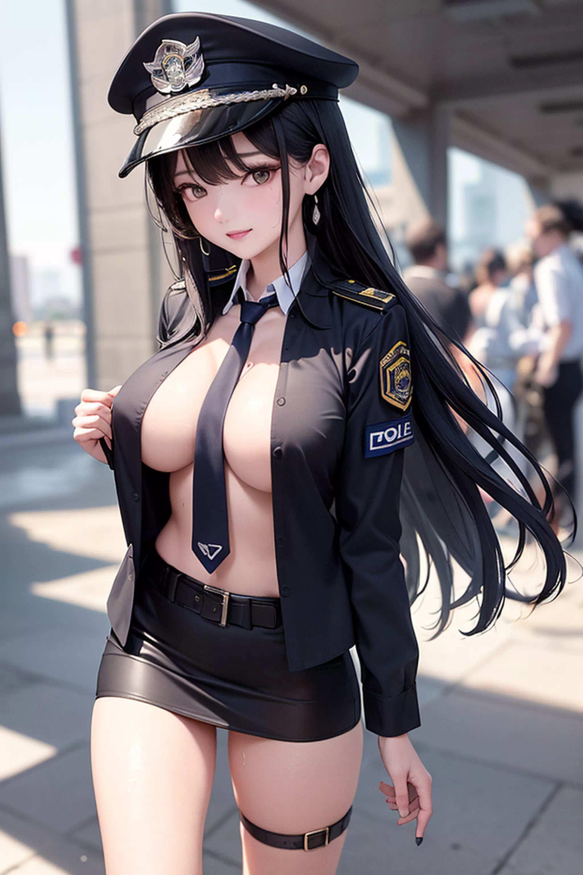 Sexy policewoman