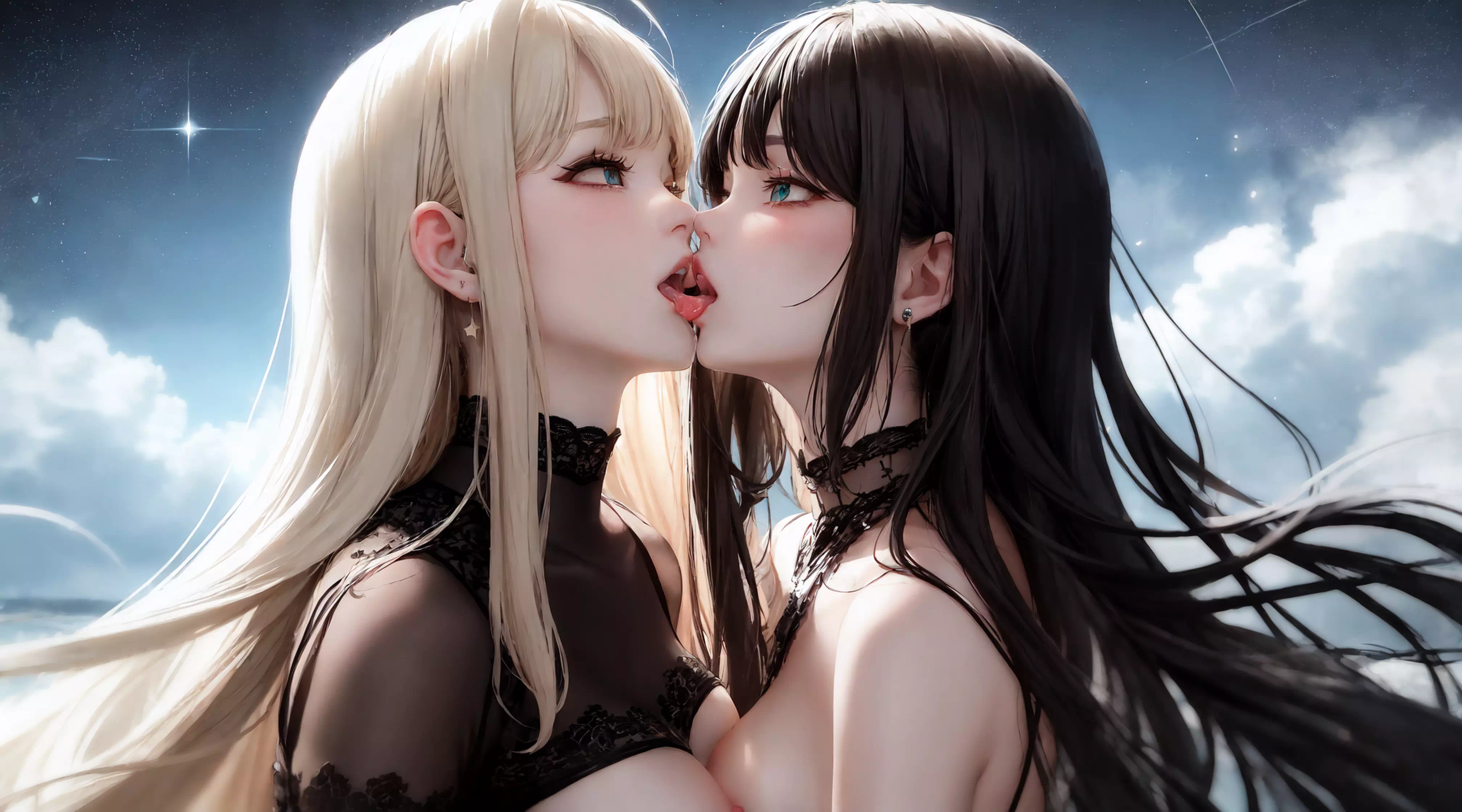 girls kiss1