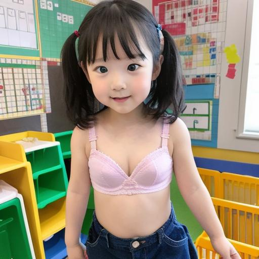 巨乳のブラジャー幼児