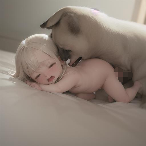 犬に犯される幼児