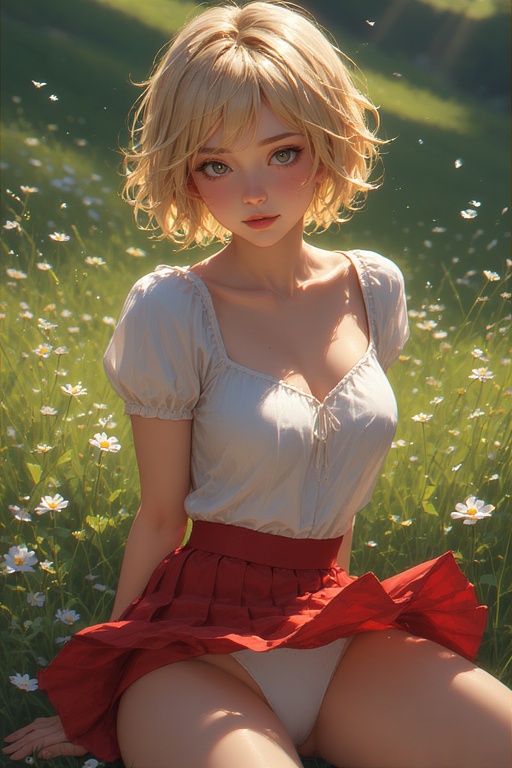 北風と太陽のリブート版:赤ずきん争奪パンチラバトル画像集