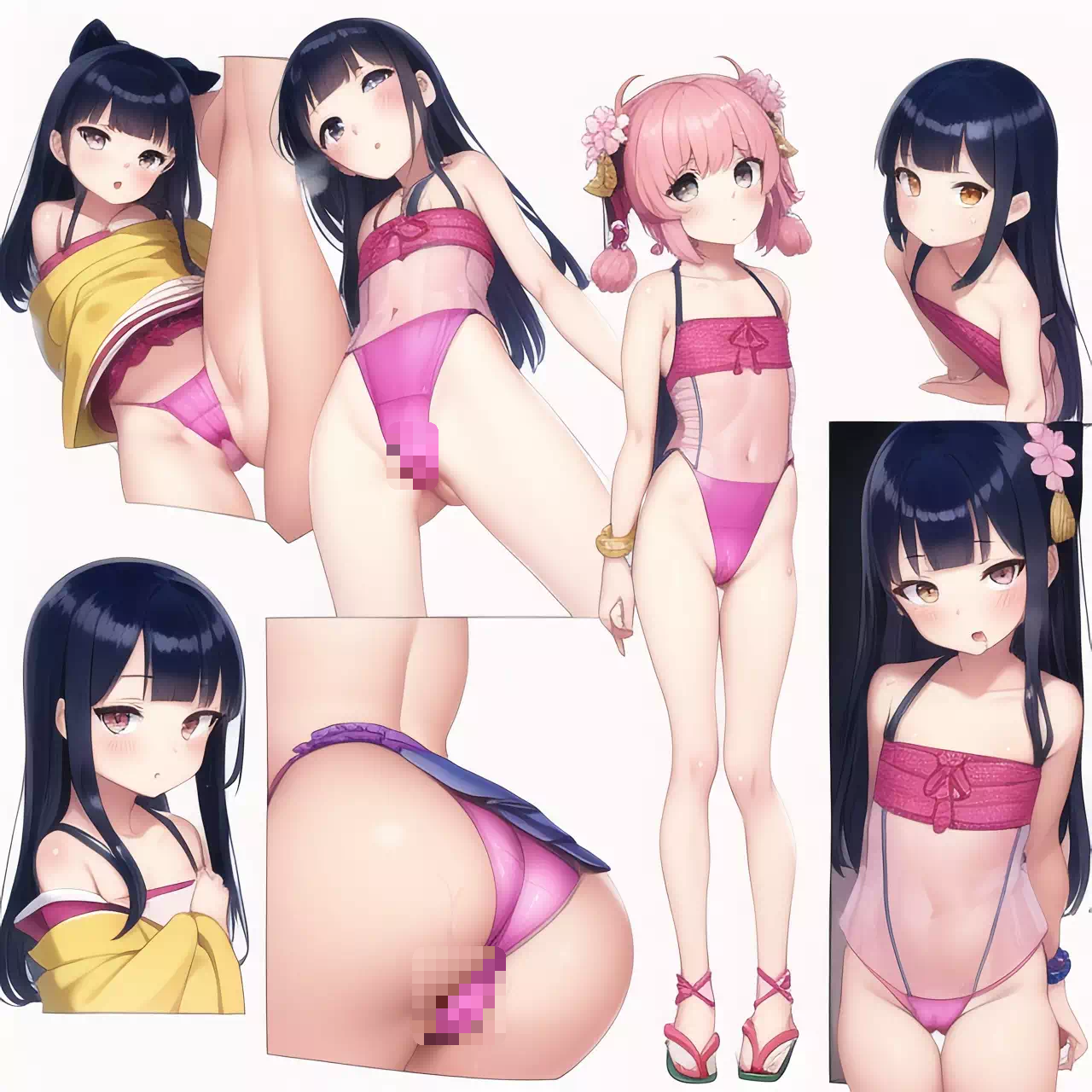 和レオタードのまんすじと腋まとめ