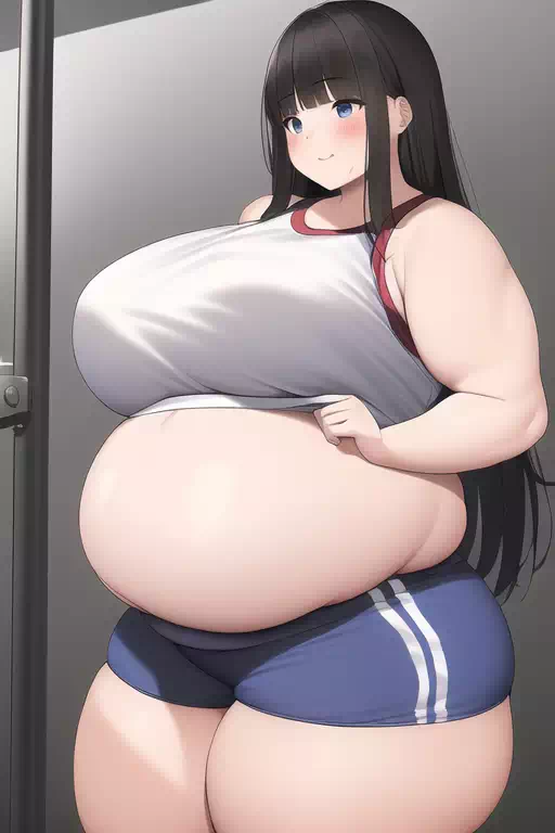 novelAI fat girl past work2