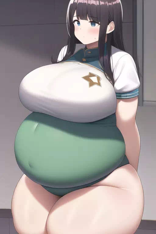 novelAI fat girl past work2