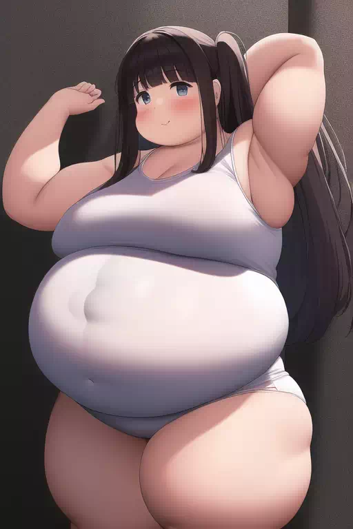 novelAI fat girl past work2