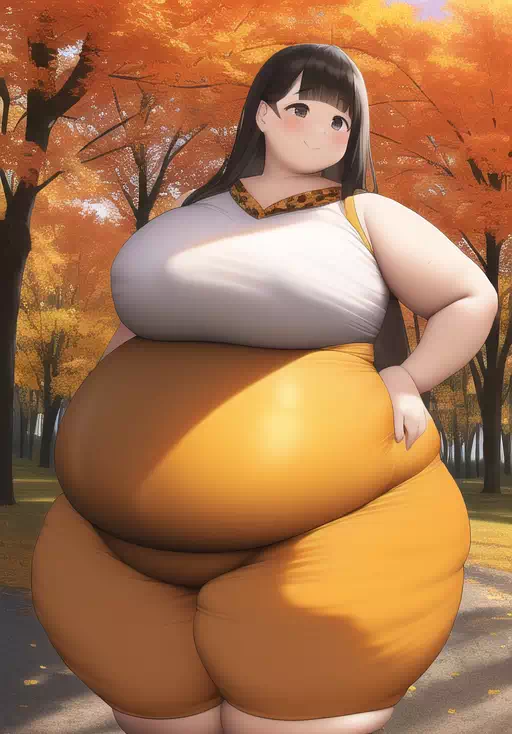 novelAI fat girl past work2