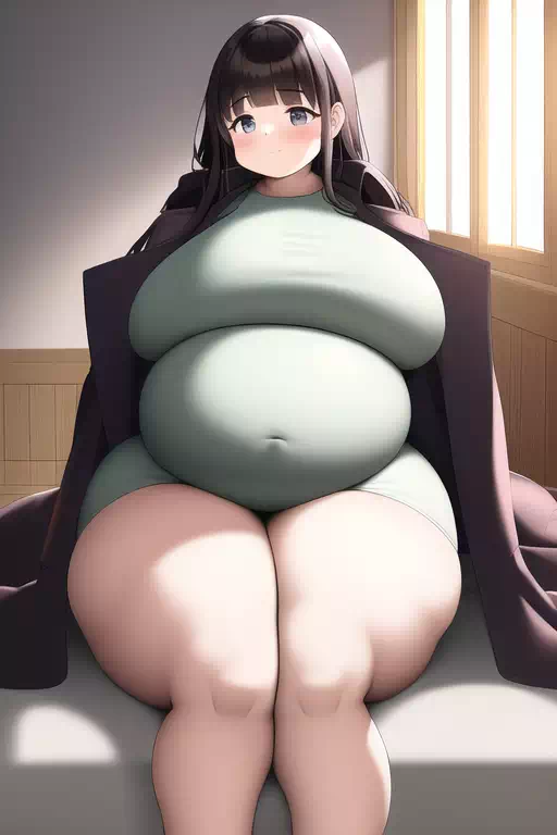 novelAI fat girl past work2